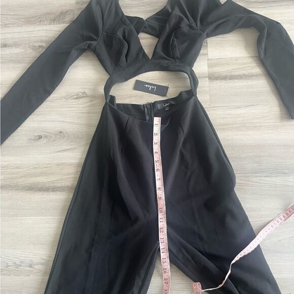 Lulu's Black Cutout Jumpsuit - Picture 6 of 8